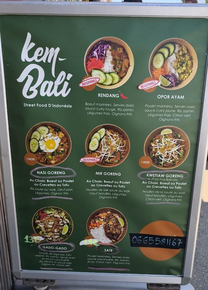 kem-Bali - Menu Image 1